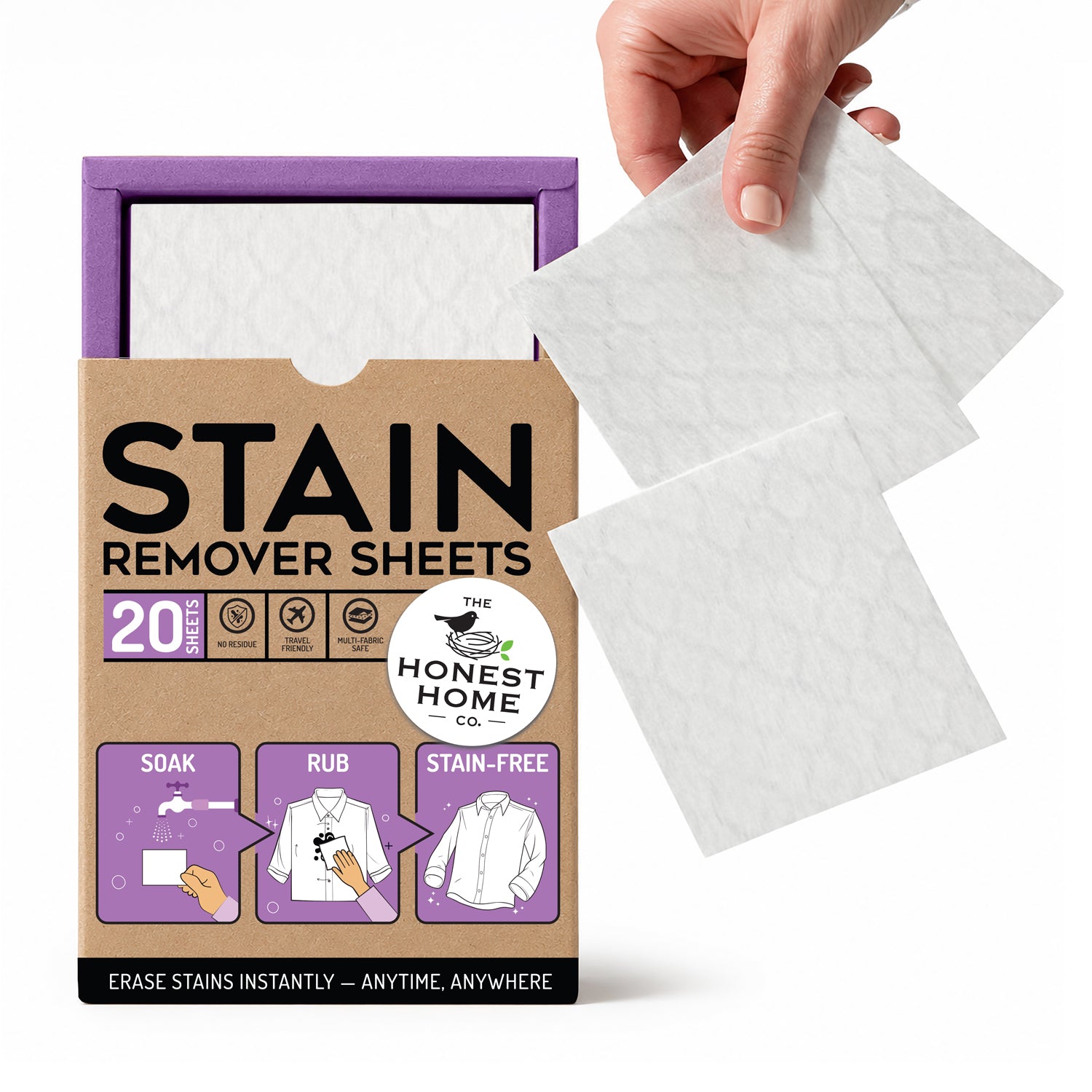 Stain Remover Sheets – The Honest Home C...