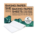 Baking Paper Sheets | 200 Sheets (Pack of 2) | 10x10 Inch