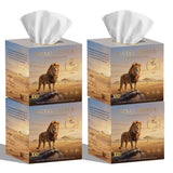 Honest Home 3 Ply Artisanal Facial Tissue Box (400 Pulls)- Gir- Pack of 4 (100 Pulls X 4)