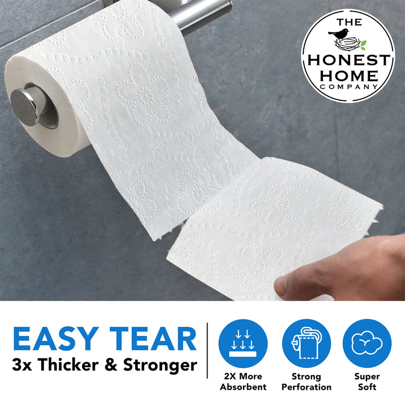 2 Ply Toilet Tissue Paper Rolls - (Pack Of 4)