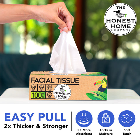 Facial Tissue Paper Box 2 Ply  | 100 Pulls