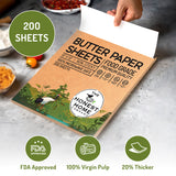 Butter Paper Sheets 10*10 inches - 200 Sheets