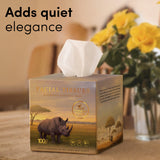 Honest Home 3 Ply Artisanal Facial Tissue Boxes Combo | 400 Pulls | 100 Pulls x 4 boxes | Soft And Highly Absorbent | 100% Natural Virgin Fibre