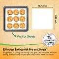 Baking Paper Sheets | 200 Sheets (Pack of 2) | 10x10 Inch