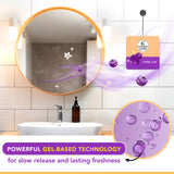 Honest Home Air Freshener Combo Pack of 2 | 3 Sachets/Box | Long Lasting Room Freshener for Home, Bathroom and Office | Gel-Based Odour Control with Assorted Fragrances