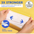 Facial Tissue Paper Box 2 Ply  | 100 Pulls
