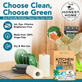 Kitchen Towel Roll Combo 2 Ply | 240 Pulls | 4 Rolls  x 60 Pulls