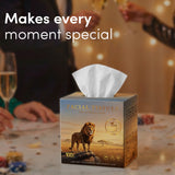 Honest Home 3 Ply Artisanal Facial Tissue Box (400 Pulls)- Gir- Pack of 4 (100 Pulls X 4)