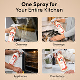 Kitchen Cleaner Liquid | 450 ml | Removes Grease & Food Stains