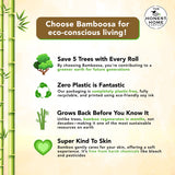 Honest Home 2-Ply Bamboo Tissue Paper Box | 200 Pulls | Soft And Highly Absorbent | 100% Natural