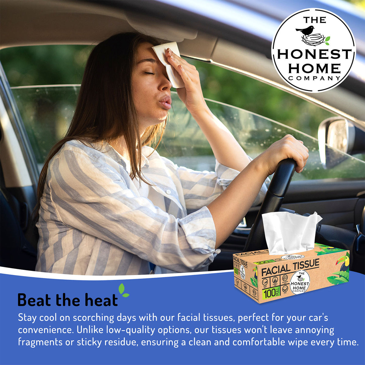 Facial Tissue Paper Box 2 Ply  | 100 Pulls