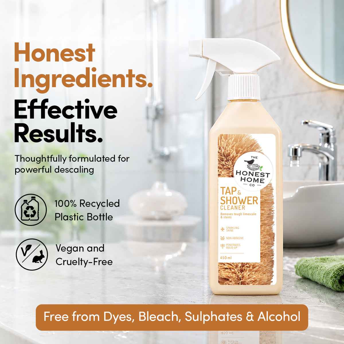 Tap & Shower Cleaner Liquid | 450 ml | Removes Water Stains & Soap Scum