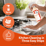 Kitchen Cleaner Liquid | 450 ml | Removes Grease & Food Stains