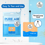 Honest Home Air Freshener Combo Pack of 2 | 3 Sachets/Box | Long Lasting Room Freshener for Home, Bathroom and Office | Gel-Based Odour Control with Assorted Fragrances