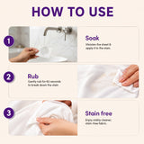 Stain Remover Sheets | 20 Sheets | Portable Stain Cleaning Sheets