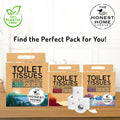 Toilet Tissue Rolls 2 Ply | 2400 Pulls | 8 Rolls x 300 Pulls