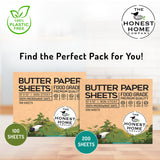 Butter Paper Sheets 10*10 inches - 200 Sheets