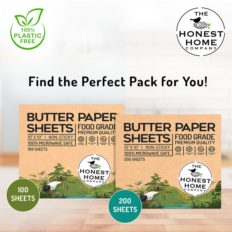 Butter Paper Sheets 10*10 inches - 200 Sheets