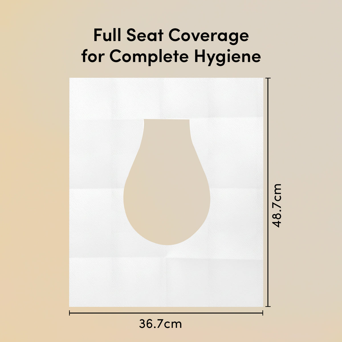 Disposable Toilet Seat Covers | 20 Sheets (Pack of 2) | Travel Friendly Hygiene