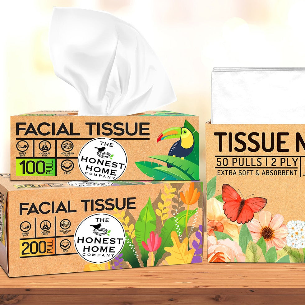 Facial Tissue Paper Box 2 Ply  | 100 Pulls