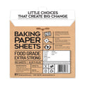 Baking Paper Sheets | 200 Sheets (Pack of 2) | 10x10 Inch