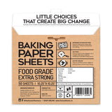Honest Home Baking Paper Sheets | 150 Sheets (50 Sheets X 3) | 10x10 Inch | Pre-Cut & Non-Stick | Parchment Paper for Baking Cake | Oven, Air Fryer, Microwave Safe