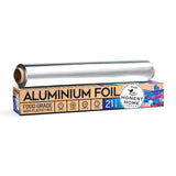 Honest Home Aluminium Foil | 21 Meters | 11 Micron Thick | For Food Wrapping