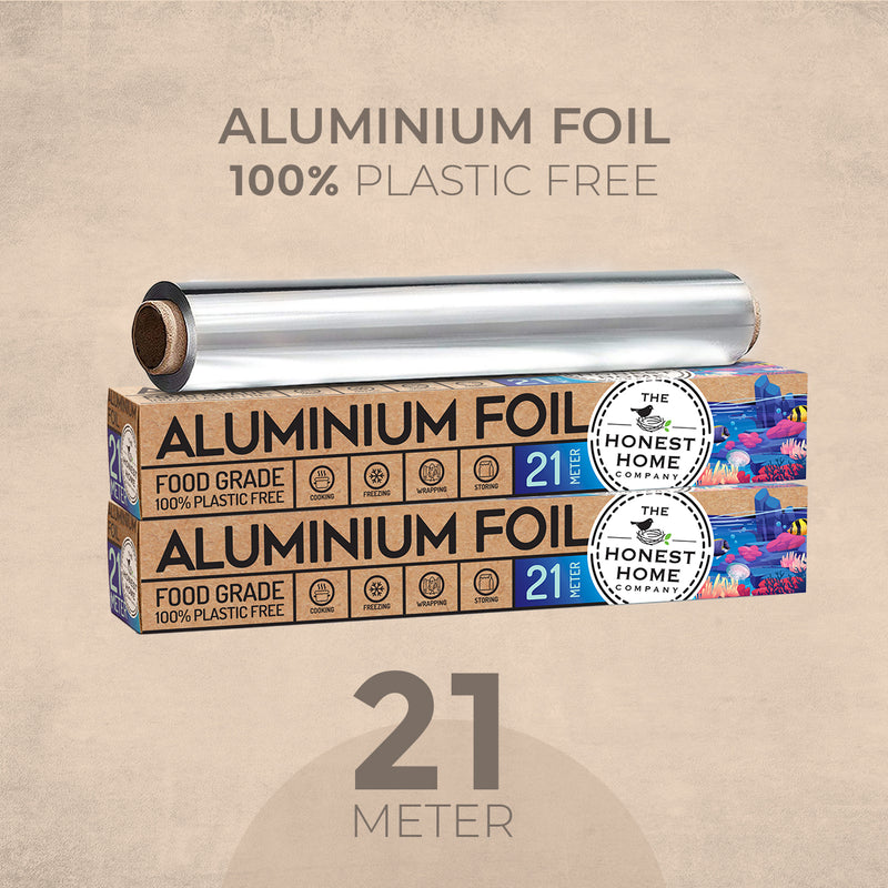 Aluminium Foil 21 Meters - (Pack of 2)