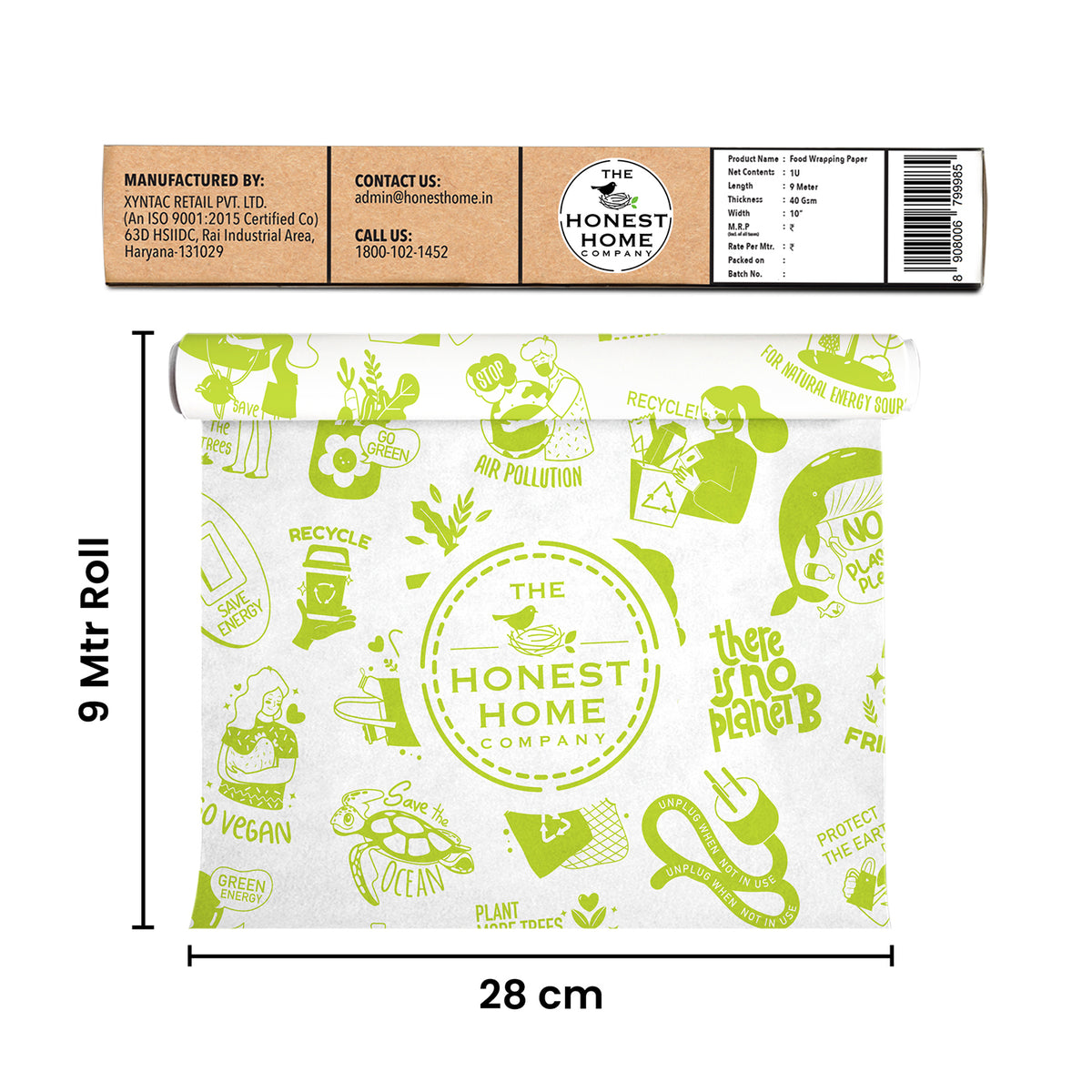 Food Wrapping Paper Roll | 9 Meters | 40 GSM