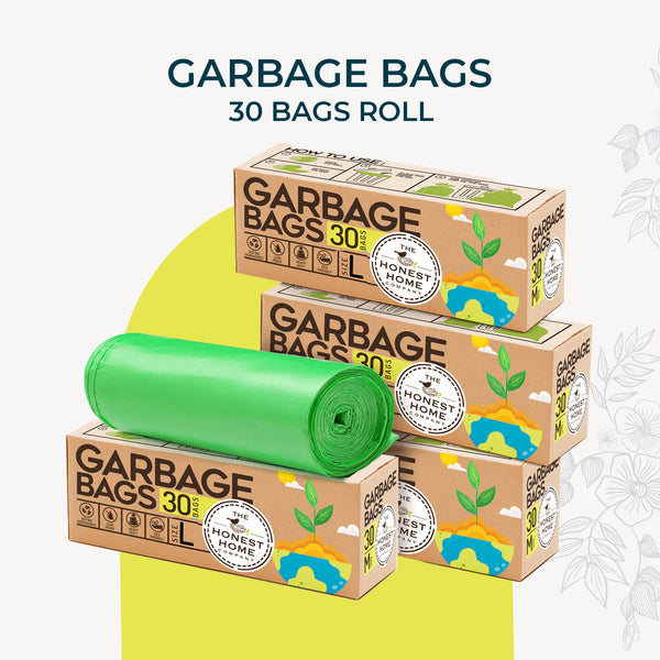 Garbage Bags Large 15Pcs - 24*32 inches - (Pack of 4)