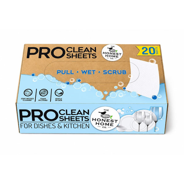 Pro Clean Sheets | Pack of 20 | Scrubbing Sheets for Kitchenware & Appliances