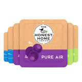 Honest Home Air Freshener Combo Pack of 2 | 3 Sachets/Box | Long Lasting Room Freshener for Home, Bathroom and Office | Gel-Based Odour Control with Assorted Fragrances