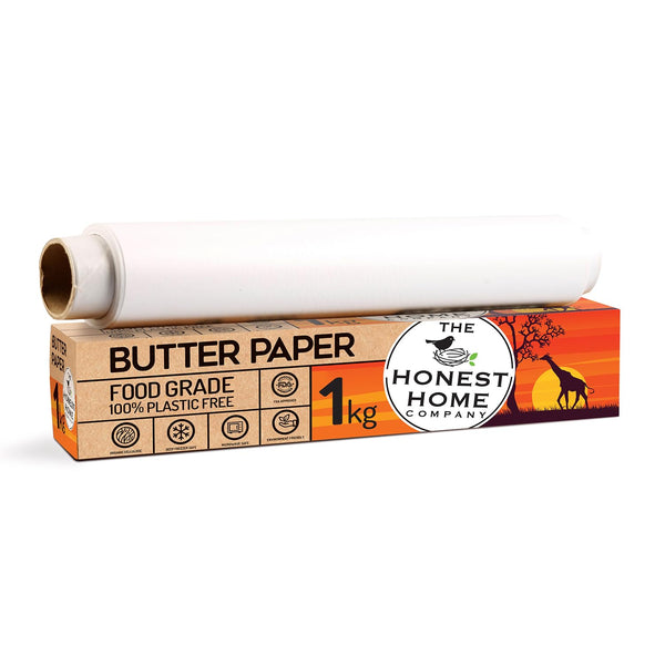 The Honest Home Company | 1Kg Butter Paper Roll | Ideal for Wrapping Roti, Paratha (As seen on Shark Tank) (100 Mtr Pack of 1)