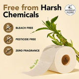 The Honest Home Company Bamboo Toilet Roll (3 Ply)-4 rolls x 220 pulls