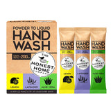 Powder to Liquid Hand Wash Refill | 3 Litres | 15 Sachets |Toxin-Free