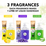 Powder to Liquid Hand Wash Refill | 3 Litres | 15 Sachets |Toxin-Free