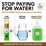 Powder to Liquid Hand Wash Refill | 3 Litres | 15 Sachets |Toxin-Free