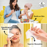 Honest Home 2 Ply Facial Tissue Paper Box | 800 Pulls | 200 Pulls x 4 boxes | Soft And Highly Absorbent | 100% Natural Virgin Fibre | Yellow