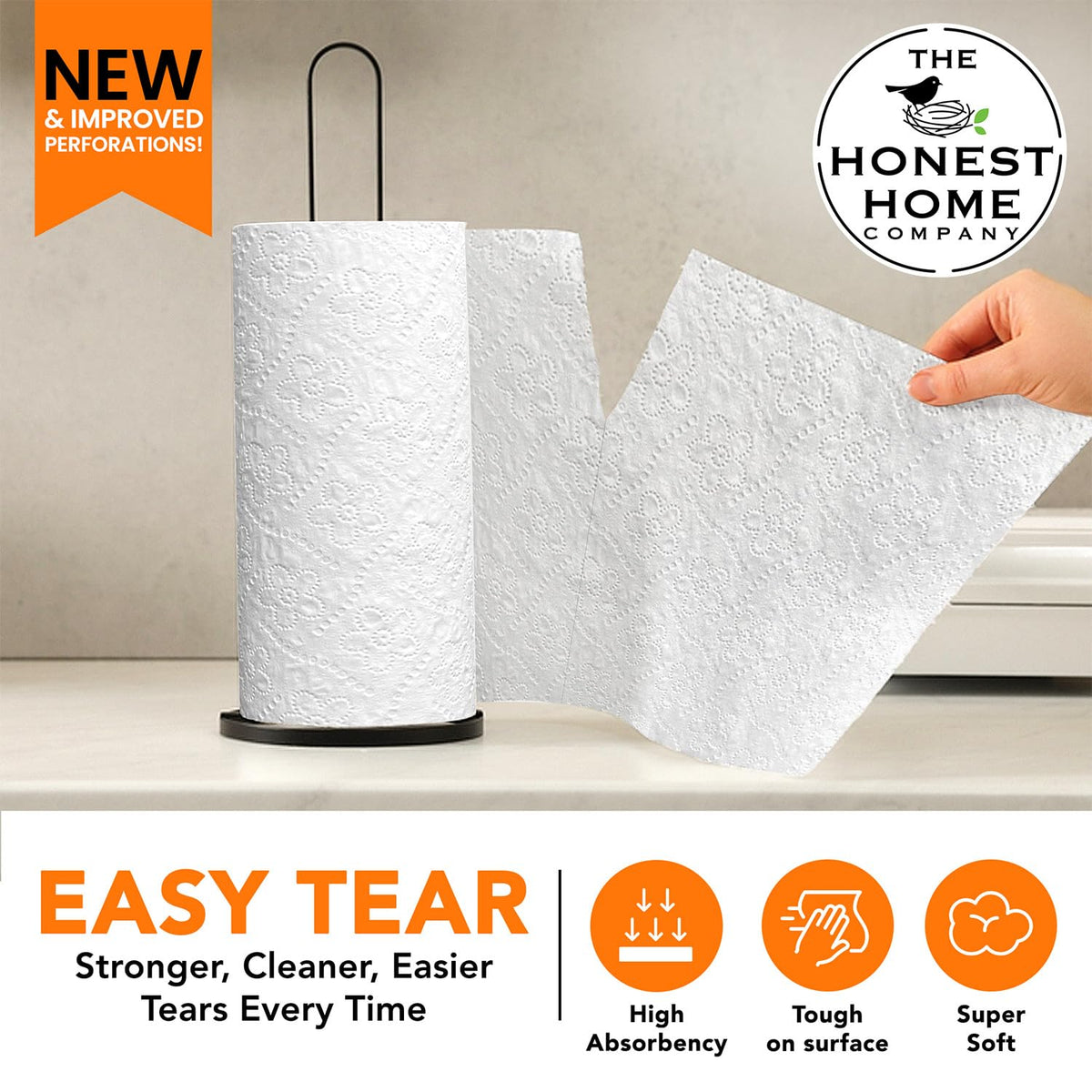 Kitchen Towel Roll Combo 2 Ply | 360 Pulls | 3 Boxes × 2 Rolls