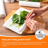 Honest Home 2 Ply Kitchen Towel Roll Combo | 360 Pulls Total | 3 Boxes x 2 Rolls | 60 Pulls/Roll | Strong, Absorbent & Food Safe | 100% Virgin Pulp