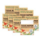 Honest Home 2 Ply Tissue Paper Napkins | 400 Pulls | 50 Pulls x 8 Boxes | Soft, Strong & Highly Absorbent | For Home & Dining Table Use