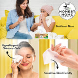 Honest Home 2 Ply Facial Tissue Paper Box | 400 Pulls | 100 Pulls x 4 boxes | Soft And Highly Absorbent | 100% Natural Virgin Fibre