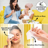Honest Home 2 Ply Facial Tissue Paper Box | 800 Pulls | 200 Pulls x 4 boxes | Soft And Highly Absorbent | 100% Natural Virgin Fibre