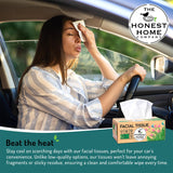 Honest Home 2 Ply Facial Tissue Paper Box | 800 Pulls | 200 Pulls x 4 boxes | Soft And Highly Absorbent | 100% Natural Virgin Fibre