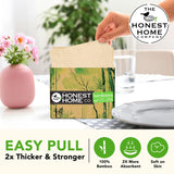 Honest Home 2 Ply Tissue Paper Napkins | 400 Pulls | 50 Pulls x 8 Boxes | Soft, Strong & Highly Absorbent | For Home & Dining Table Use
