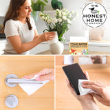 Honest Home 2 Ply Tissue Paper Napkins | 400 Pulls | 50 Pulls x 8 Boxes | Soft, Strong & Highly Absorbent | For Home & Dining Table Use