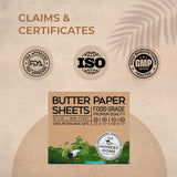 Butter Paper Sheets 10*10 inches - 200 Sheets